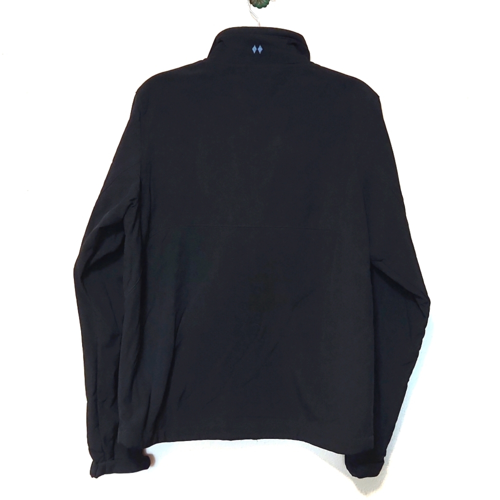 Black Diamond Double Diamond Men's Soft Shell Black Zip-Up Jacket Size Medium - Picture 6 of 14